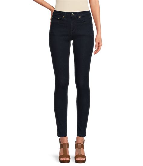 black high-waisted skinny jeans michael kors|Michael Kors pants size chart.